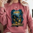 4 Books Are Portable Magic Bookish Reading Nerd Quote Comfort Colors Sweatshirt Orchid 4 Books Are Portable Magic Bookish Reading Nerd Quote Comfort Colors Sweatshirt Orchid