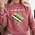 70s 80s 90s Retro Party Costume Nostalgia Cassette Comfort Colors Sweatshirt Orchid 70s 80s 90s Retro Party Costume Nostalgia Cassette Comfort Colors Sweatshirt Orchid