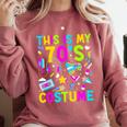 This Is My 70's Costume Nostalgia Mixtape Era 1970s Party Premium Tri-Blend Comfort Colors Sweatshirt Orchid