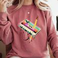 80s 90s Retro Halloween's Party Costume Nostalgia Cassette Comfort Colors Sweatshirt Orchid 80s 90s Retro Halloween's Party Costume Nostalgia Cassette Comfort Colors Sweatshirt Orchid
