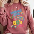 80’s Kid Nostalgia Retro Music Lover Retro 1980s Throwback Comfort Colors Sweatshirt Orchid