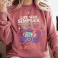 90s Baby Tired Millennial Burnout Nostalgia Parenting Comfort Colors Sweatshirt Orchid 90s Baby Tired Millennial Burnout Nostalgia Parenting Comfort Colors Sweatshirt Orchid