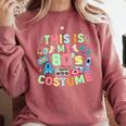 This Is My 90s Costume Mixtape Era Outfits Nostalgia 1990s Premium Tri-Blend Comfort Colors Sweatshirt Orchid