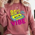 90's Vibe Retro Style Cassette Tape Nostalgia 1990s Party Comfort Colors Sweatshirt Orchid 90's Vibe Retro Style Cassette Tape Nostalgia 1990s Party Comfort Colors Sweatshirt Orchid