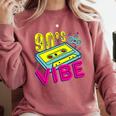 90's Vibe Retro Style Cassette Tape Nostalgia 1990s Party Premium Tri-Blend Comfort Colors Sweatshirt Orchid 90's Vibe Retro Style Cassette Tape Nostalgia 1990s Party Premium Tri-Blend Comfort Colors Sweatshirt Orchid