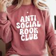 Anti-Social Book Club Comfort Colors Sweatshirt Orchid