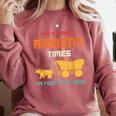 Ask Me About Ancient Times I'm From The 1900s Humorous Joke Comfort Colors Sweatshirt Orchid