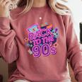 Back To The 90s Retro Nostalgia Comfort Colors Sweatshirt Orchid Back To The 90s Retro Nostalgia Comfort Colors Sweatshirt Orchid
