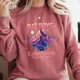 Bat Boys Night Court Mountain Nesta Bookworm ACOSF Bookish Comfort Colors Sweatshirt Orchid