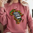 The Bible Is Our History Book Roots African American Faith Comfort Colors Sweatshirt Orchid