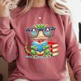 Book Lover Reading Iguana Comfort Colors Sweatshirt Orchid Book Lover Reading Iguana Comfort Colors Sweatshirt Orchid