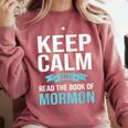 Book Of Mormon LDS Missionary Church Of Latter Day Saints Comfort Colors Sweatshirt Orchid