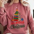 All Booked For Christmas Librarian Reader Xmas Pajama Comfort Colors Sweatshirt Orchid All Booked For Christmas Librarian Reader Xmas Pajama Comfort Colors Sweatshirt Orchid