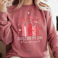 Books Are My Love Language Valentine Reads Bookish Club Comfort Colors Sweatshirt Orchid Books Are My Love Language Valentine Reads Bookish Club Comfort Colors Sweatshirt Orchid