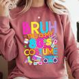 Bruh This Is My 80's Costume Nostalgia Mixtape 80s 90s Party Comfort Colors Sweatshirt Orchid