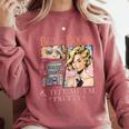 Buy Me Books And Tell Me I'm Pretty Book Lover Tee Comfort Colors Sweatshirt Orchid