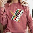 Cassette 90s Costume Party Nostalgia Comfort Colors Sweatshirt Orchid