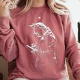 Cat Holds Book Writing Animal Print Motif Drawing Art Cat Comfort Colors Sweatshirt Orchid Cat Holds Book Writing Animal Print Motif Drawing Art Cat Comfort Colors Sweatshirt Orchid
