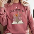 Chapter 34 Book Lovers & Readers 34th Birthday Wildflowers Premium Tri-Blend Comfort Colors Sweatshirt Orchid Chapter 34 Book Lovers & Readers 34th Birthday Wildflowers Premium Tri-Blend Comfort Colors Sweatshirt Orchid