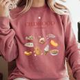 Childhood Nostalgia Good Memories Teddy Bear Ice Cream Comfort Colors Sweatshirt Orchid Childhood Nostalgia Good Memories Teddy Bear Ice Cream Comfort Colors Sweatshirt Orchid