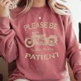 Classic Old Biker I'm From The 1900s Humorous Birthday Comfort Colors Sweatshirt Orchid