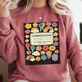 Composition Notebook Costume Teacher Matching Halloween Book Comfort Colors Sweatshirt Orchid