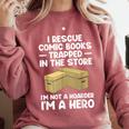 Cool Comic Book For Men Women Comic Book Collector Comfort Colors Sweatshirt Orchid