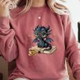 Cute Dragon Books Flower Bookworm Book Lover Comfort Colors Sweatshirt Orchid Cute Dragon Books Flower Bookworm Book Lover Comfort Colors Sweatshirt Orchid