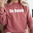 Da Bomb 90s Nostalgia Quote Comfort Colors Sweatshirt Orchid Da Bomb 90s Nostalgia Quote Comfort Colors Sweatshirt Orchid