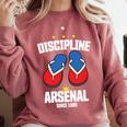 Discipline Arsenal Pinoy Nostalgia Filipino Tsinelas Premium Tri-Blend Comfort Colors Sweatshirt Orchid