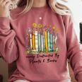 Easily Distracted By Plants And Books Bookworm Gardening Comfort Colors Sweatshirt Orchid Easily Distracted By Plants And Books Bookworm Gardening Comfort Colors Sweatshirt Orchid