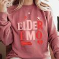 Elder Emo Retro Punk Typography Nostalgia Comfort Colors Sweatshirt Orchid Elder Emo Retro Punk Typography Nostalgia Comfort Colors Sweatshirt Orchid
