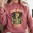 Emo Mom Club Still Rockin Skeleton Nostalgia Women Mother Comfort Colors Sweatshirt Orchid Emo Mom Club Still Rockin Skeleton Nostalgia Women Mother Comfort Colors Sweatshirt Orchid