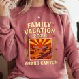 Family Vacation Grand Canyon 2026 Nostalgia Comfort Colors Sweatshirt Orchid
