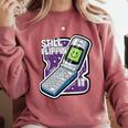 Still Flippin' It Retro Flip Phone 90s Y2K Nostalgia Comfort Colors Sweatshirt Orchid Still Flippin' It Retro Flip Phone 90s Y2K Nostalgia Comfort Colors Sweatshirt Orchid