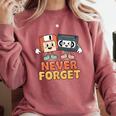 Never Forget Retro Old Technology Nostalgia Comfort Colors Sweatshirt Orchid Never Forget Retro Old Technology Nostalgia Comfort Colors Sweatshirt Orchid