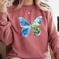 Frutiger Aero Aesthetic Butterfly Computer Fishes Scenery Comfort Colors Sweatshirt Orchid Frutiger Aero Aesthetic Butterfly Computer Fishes Scenery Comfort Colors Sweatshirt Orchid