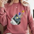 Frutiger Aero Aesthetic Tech Computer Aquarium Fishes Comfort Colors Sweatshirt Orchid Frutiger Aero Aesthetic Tech Computer Aquarium Fishes Comfort Colors Sweatshirt Orchid
