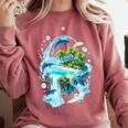 Frutiger Aero Comfort Colors Sweatshirt Orchid