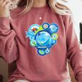 Frutiger Aero Metro Abstract Maximalism 2000s Nostalgia Premium Tri-Blend Comfort Colors Sweatshirt Orchid Frutiger Aero Metro Abstract Maximalism 2000s Nostalgia Premium Tri-Blend Comfort Colors Sweatshirt Orchid
