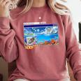 Frutiger Aero Y2k 2000s Comfort Colors Sweatshirt Orchid