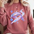 Frutiger Aero Y2K Chrome Dolphin Comfort Colors Sweatshirt Orchid Frutiger Aero Y2K Chrome Dolphin Comfort Colors Sweatshirt Orchid