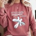 Frutiger Aero Y2K Fashion Trends Statement Piece Tech Orb Comfort Colors Sweatshirt Orchid