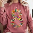 Fun 8th Birthday Books Themed 8 Years Old Boys Kids Girls Comfort Colors Sweatshirt Orchid Fun 8th Birthday Books Themed 8 Years Old Boys Kids Girls Comfort Colors Sweatshirt Orchid