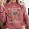Grew Up In The 90s Retro Nostalgia Comfort Colors Sweatshirt Orchid Grew Up In The 90s Retro Nostalgia Comfort Colors Sweatshirt Orchid