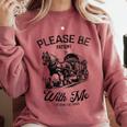 Horse Please Be Patient With Me I'm From The 1900s Comfort Colors Sweatshirt Orchid
