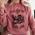 Horse Please Be Patient With Me I'm From The 1900s Premium Comfort Colors Sweatshirt Orchid