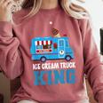 Ice Cream Truck King Nostalgia Summer Ice Cream Truck Driver Comfort Colors Sweatshirt Orchid Ice Cream Truck King Nostalgia Summer Ice Cream Truck Driver Comfort Colors Sweatshirt Orchid