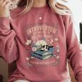 Introverted But Willing To Discuss Books Club Cozy Aesthetic Comfort Colors Sweatshirt Orchid Introverted But Willing To Discuss Books Club Cozy Aesthetic Comfort Colors Sweatshirt Orchid