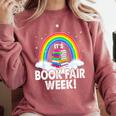 It's Book Fair Week Librarian Library Literacy Reading Comfort Colors Sweatshirt Orchid It's Book Fair Week Librarian Library Literacy Reading Comfort Colors Sweatshirt Orchid